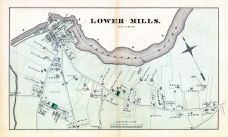 Lower Mills - Milton, Norfolk County 1876